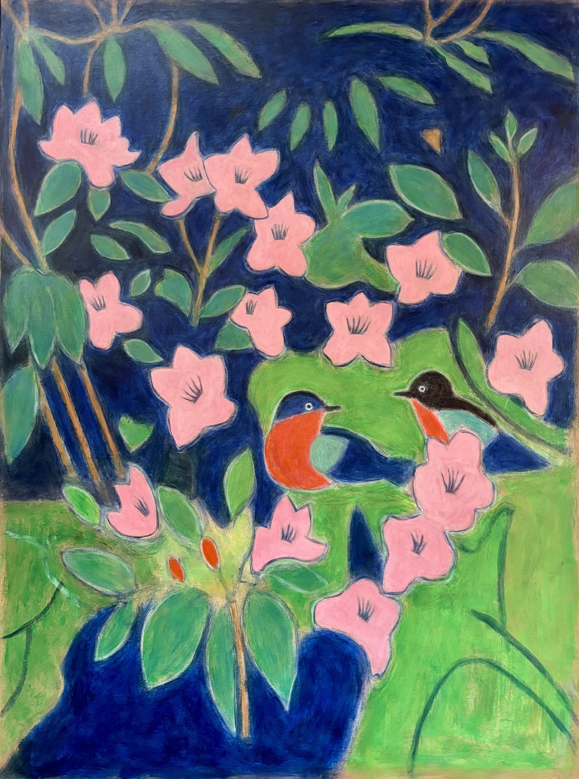 Tranquility painting by Rob Fullerton